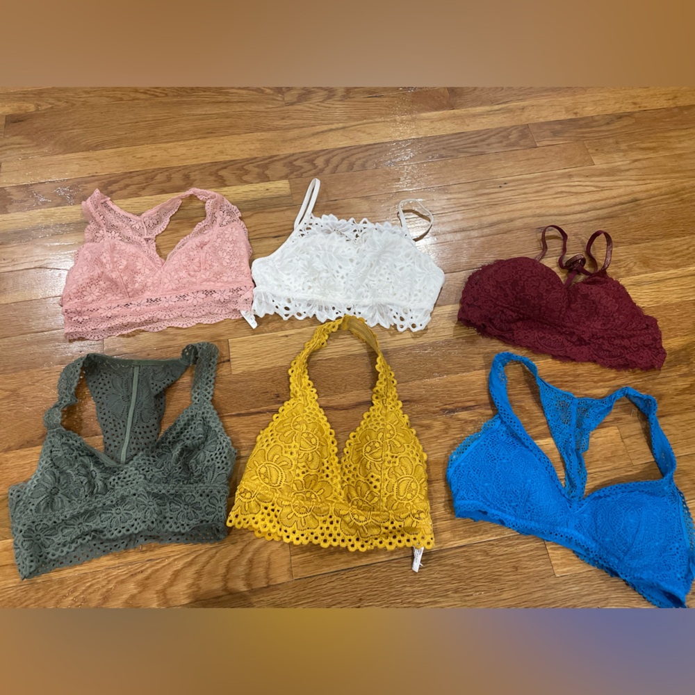 Variety lace bralettes